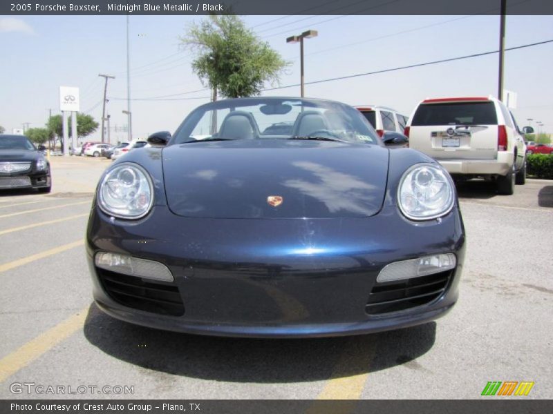 Midnight Blue Metallic / Black 2005 Porsche Boxster