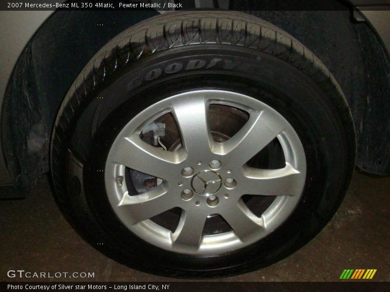 Pewter Metallic / Black 2007 Mercedes-Benz ML 350 4Matic