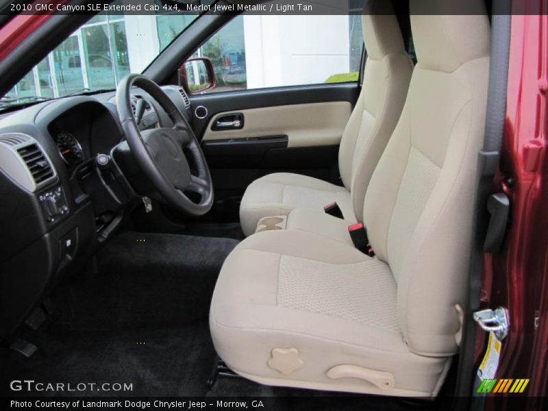  2010 Canyon SLE Extended Cab 4x4 Light Tan Interior