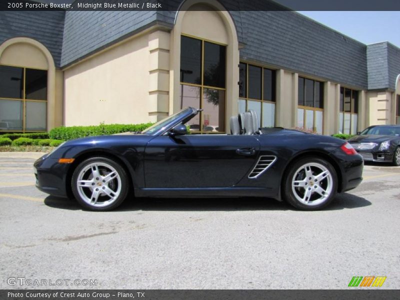 Midnight Blue Metallic / Black 2005 Porsche Boxster