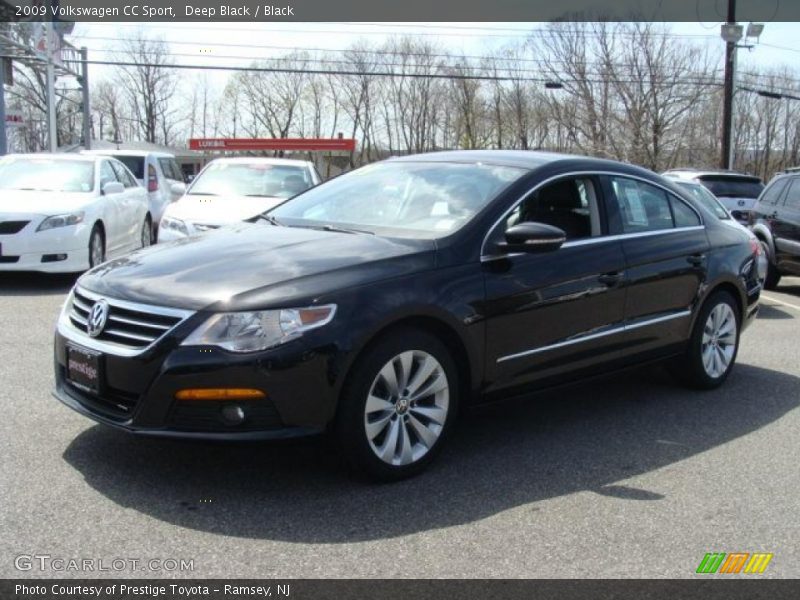 Deep Black / Black 2009 Volkswagen CC Sport