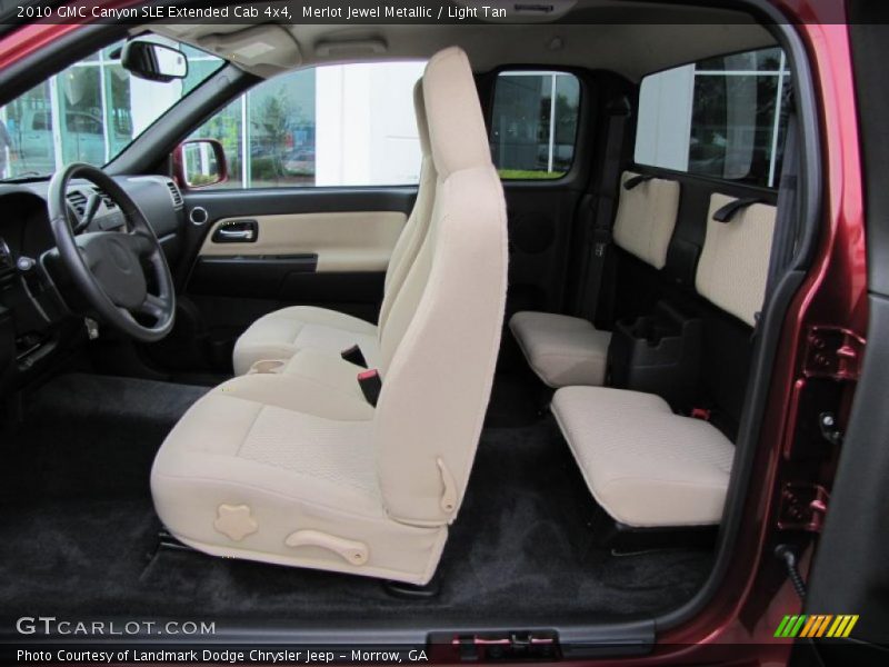  2010 Canyon SLE Extended Cab 4x4 Light Tan Interior
