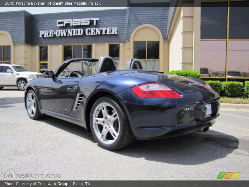 Midnight Blue Metallic / Black 2005 Porsche Boxster