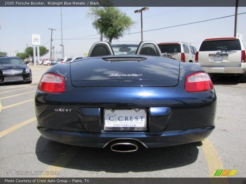 Midnight Blue Metallic / Black 2005 Porsche Boxster