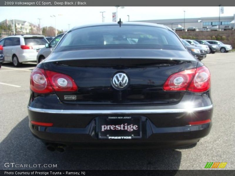 Deep Black / Black 2009 Volkswagen CC Sport