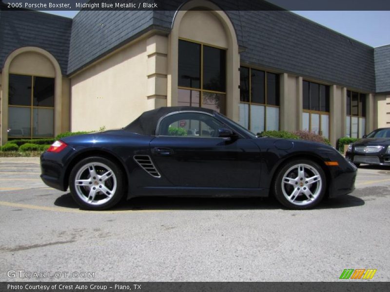 Midnight Blue Metallic / Black 2005 Porsche Boxster