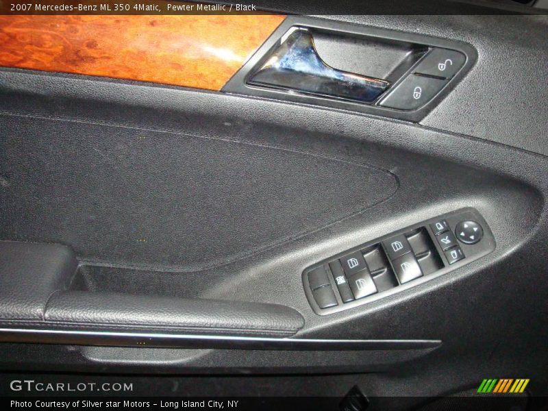 Pewter Metallic / Black 2007 Mercedes-Benz ML 350 4Matic