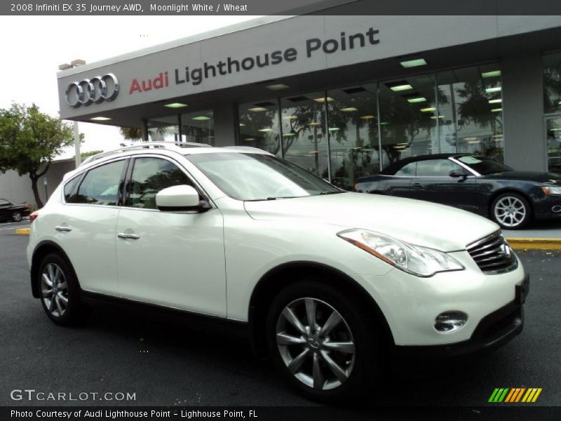 Moonlight White / Wheat 2008 Infiniti EX 35 Journey AWD