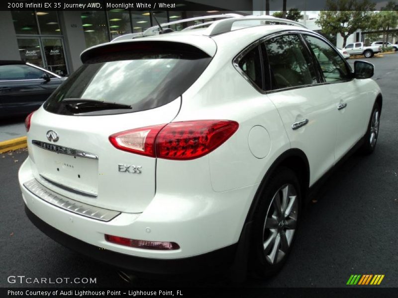 Moonlight White / Wheat 2008 Infiniti EX 35 Journey AWD