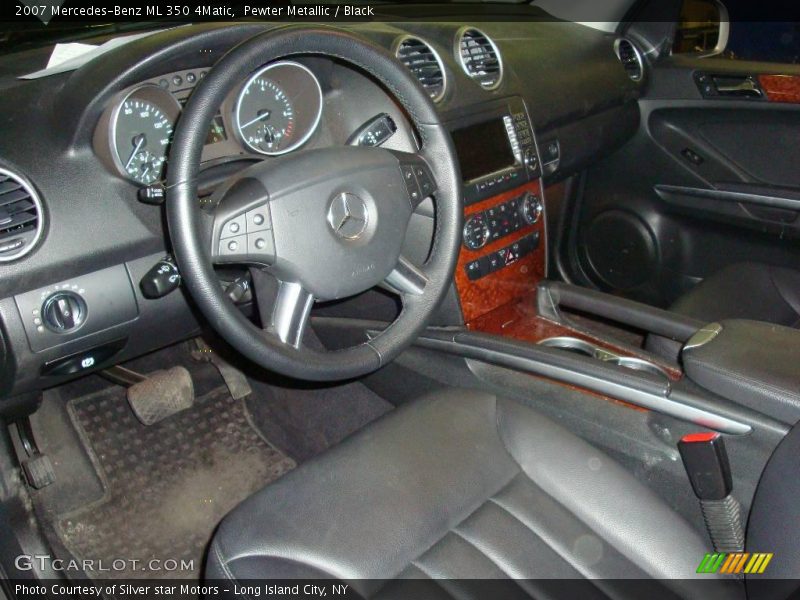 Pewter Metallic / Black 2007 Mercedes-Benz ML 350 4Matic