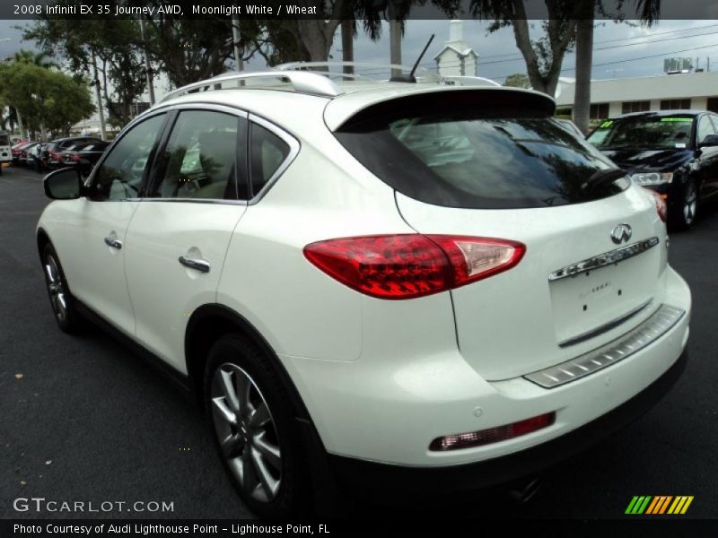 Moonlight White / Wheat 2008 Infiniti EX 35 Journey AWD
