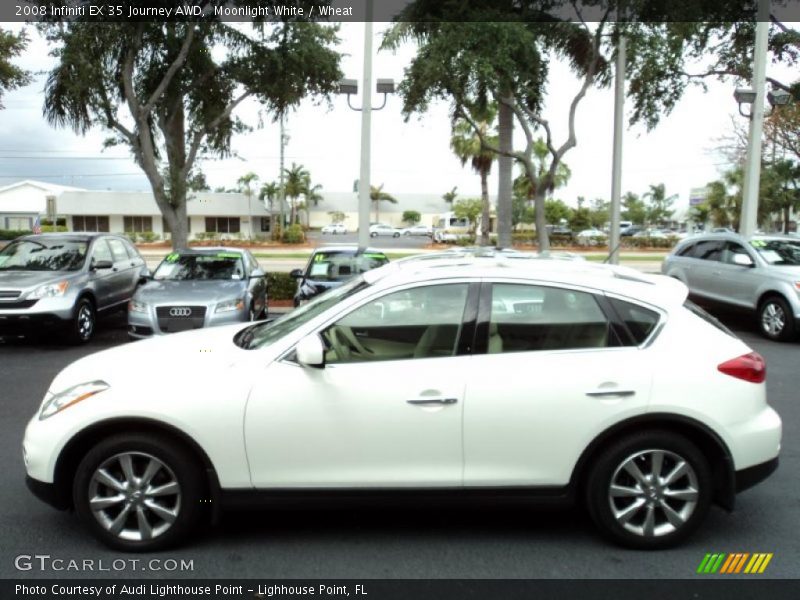 Moonlight White / Wheat 2008 Infiniti EX 35 Journey AWD