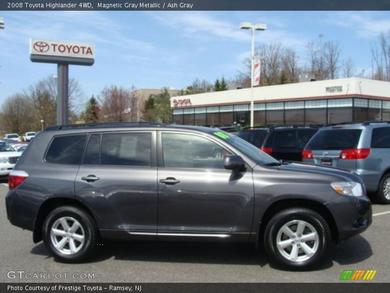 Magnetic Gray Metallic / Ash Gray 2008 Toyota Highlander 4WD
