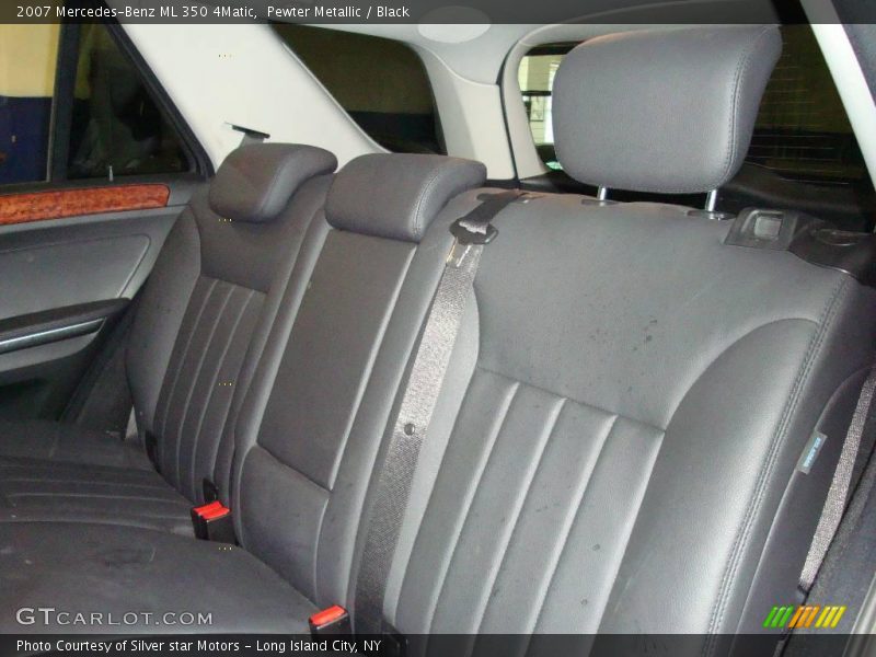 Pewter Metallic / Black 2007 Mercedes-Benz ML 350 4Matic