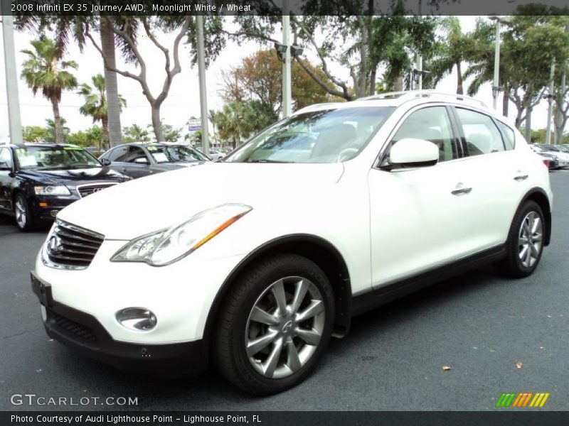 Moonlight White / Wheat 2008 Infiniti EX 35 Journey AWD