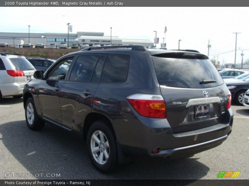 Magnetic Gray Metallic / Ash Gray 2008 Toyota Highlander 4WD