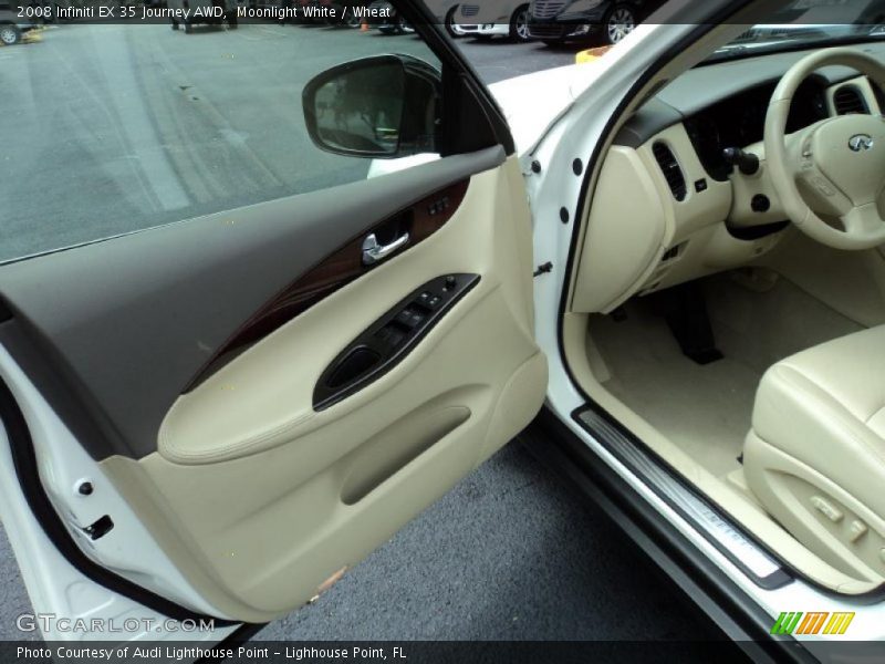 Moonlight White / Wheat 2008 Infiniti EX 35 Journey AWD