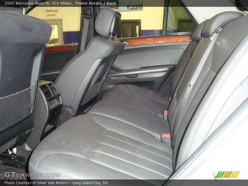 Pewter Metallic / Black 2007 Mercedes-Benz ML 350 4Matic