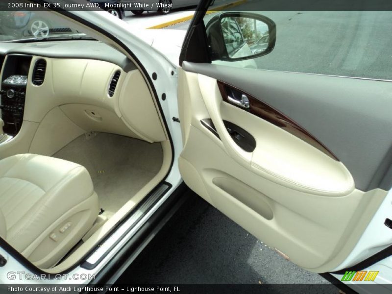 Moonlight White / Wheat 2008 Infiniti EX 35 Journey AWD