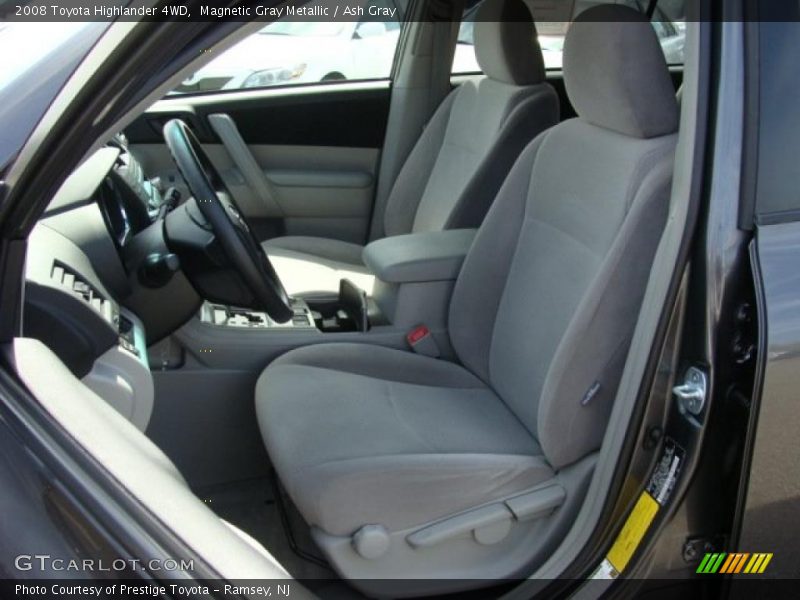 Magnetic Gray Metallic / Ash Gray 2008 Toyota Highlander 4WD