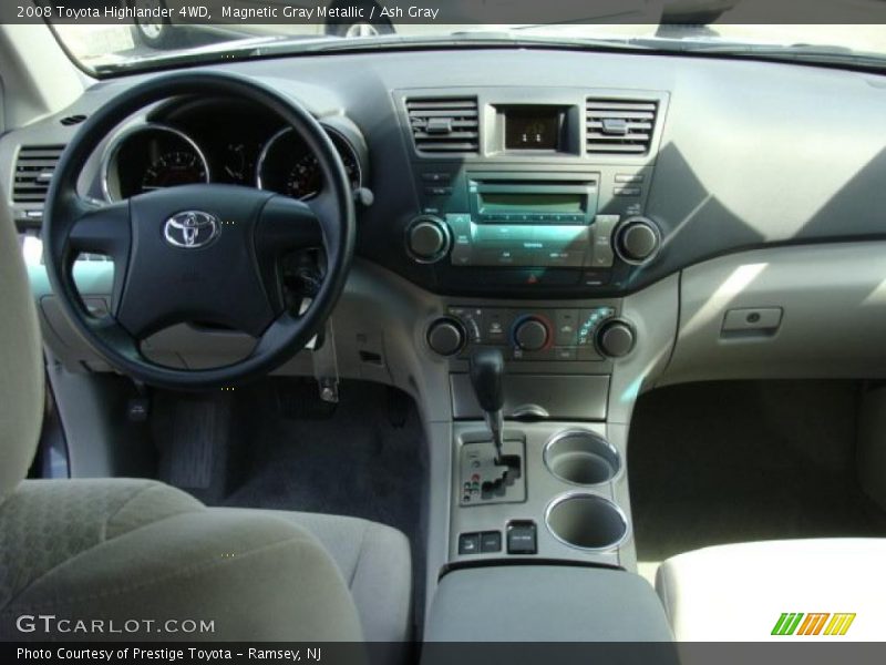 Magnetic Gray Metallic / Ash Gray 2008 Toyota Highlander 4WD