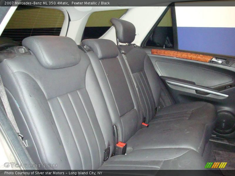Pewter Metallic / Black 2007 Mercedes-Benz ML 350 4Matic