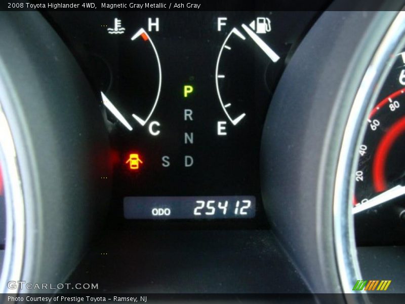 Magnetic Gray Metallic / Ash Gray 2008 Toyota Highlander 4WD