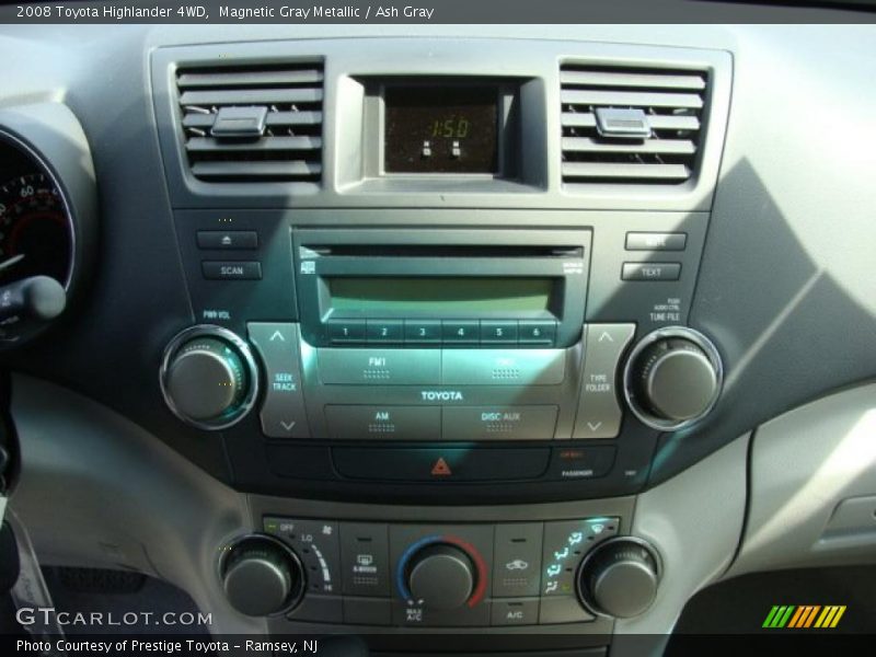 Magnetic Gray Metallic / Ash Gray 2008 Toyota Highlander 4WD