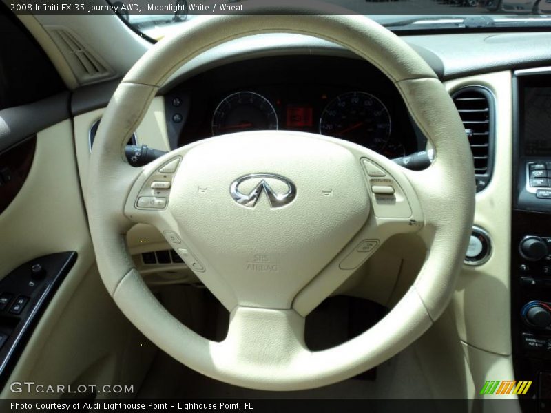 Moonlight White / Wheat 2008 Infiniti EX 35 Journey AWD