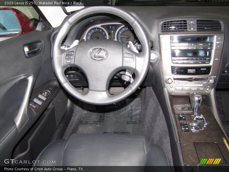 Dashboard of 2009 IS 250