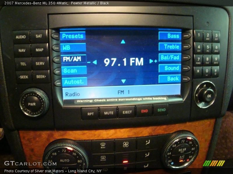 Pewter Metallic / Black 2007 Mercedes-Benz ML 350 4Matic