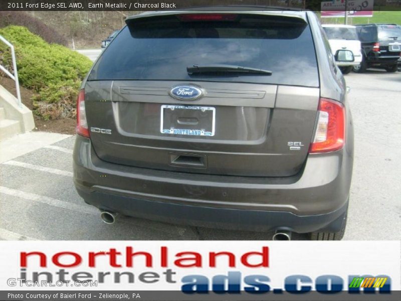 Earth Metallic / Charcoal Black 2011 Ford Edge SEL AWD