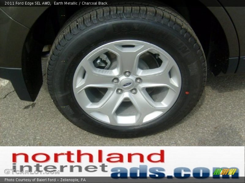 Earth Metallic / Charcoal Black 2011 Ford Edge SEL AWD