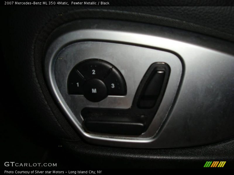 Pewter Metallic / Black 2007 Mercedes-Benz ML 350 4Matic