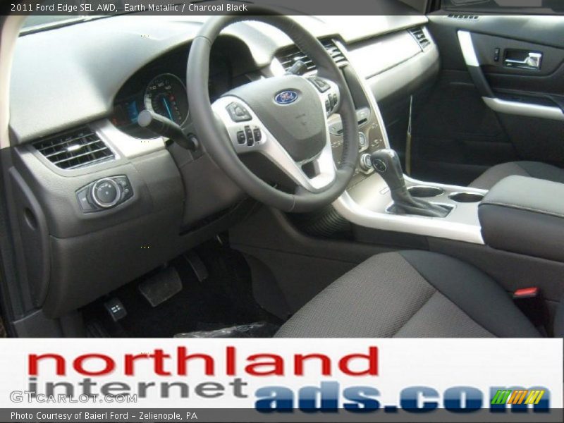 Earth Metallic / Charcoal Black 2011 Ford Edge SEL AWD