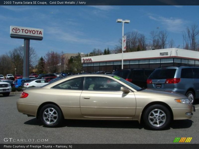 Gold Dust Metallic / Ivory 2003 Toyota Solara SE Coupe