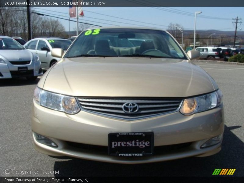 Gold Dust Metallic / Ivory 2003 Toyota Solara SE Coupe