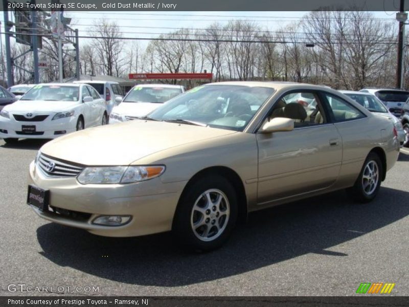 Gold Dust Metallic / Ivory 2003 Toyota Solara SE Coupe