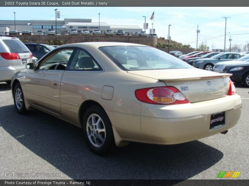 Gold Dust Metallic / Ivory 2003 Toyota Solara SE Coupe