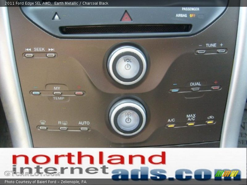 Earth Metallic / Charcoal Black 2011 Ford Edge SEL AWD