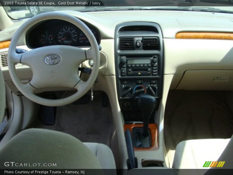 Gold Dust Metallic / Ivory 2003 Toyota Solara SE Coupe