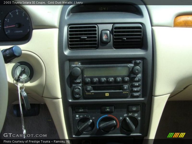 Gold Dust Metallic / Ivory 2003 Toyota Solara SE Coupe