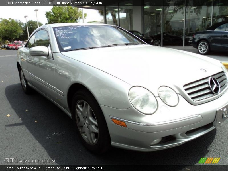 Brilliant Silver Metallic / Ash 2001 Mercedes-Benz CL 500