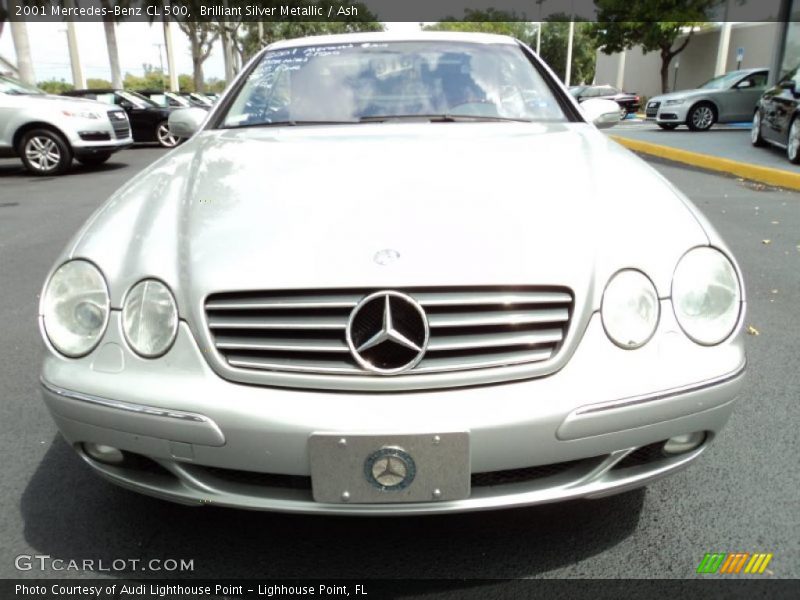 Brilliant Silver Metallic / Ash 2001 Mercedes-Benz CL 500