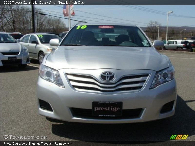 Classic Silver Metallic / Ash Gray 2010 Toyota Camry LE