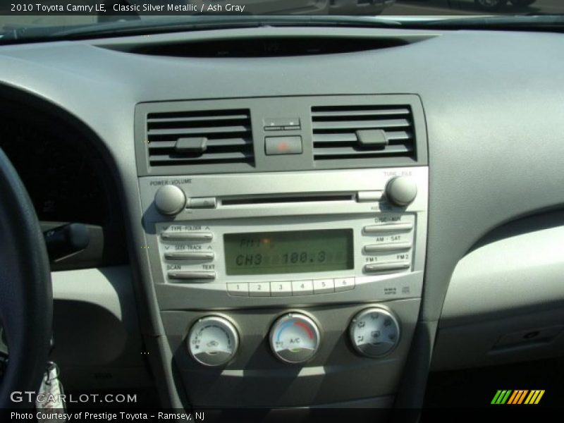 Classic Silver Metallic / Ash Gray 2010 Toyota Camry LE