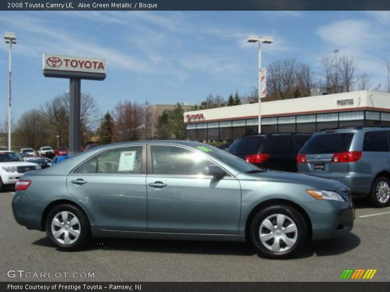 Aloe Green Metallic / Bisque 2008 Toyota Camry LE