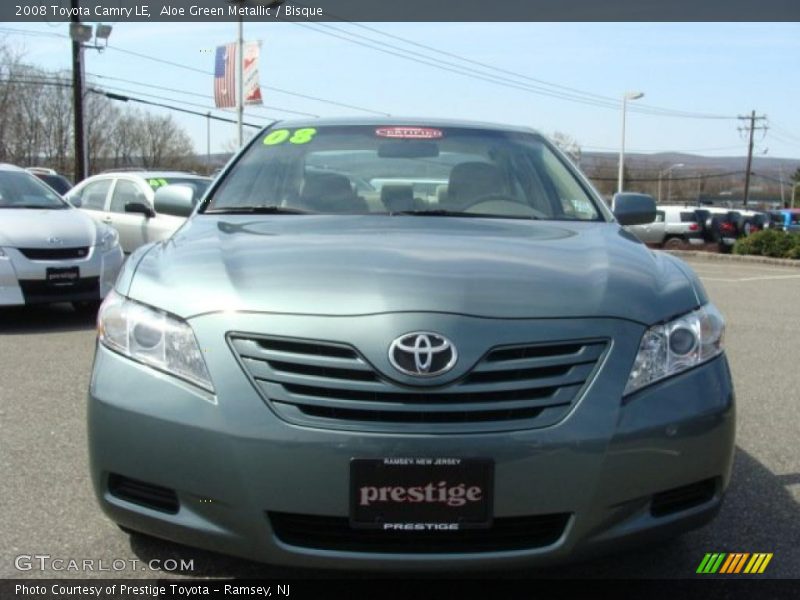 Aloe Green Metallic / Bisque 2008 Toyota Camry LE