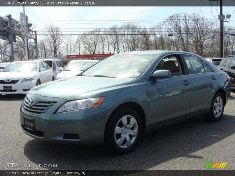 Aloe Green Metallic / Bisque 2008 Toyota Camry LE