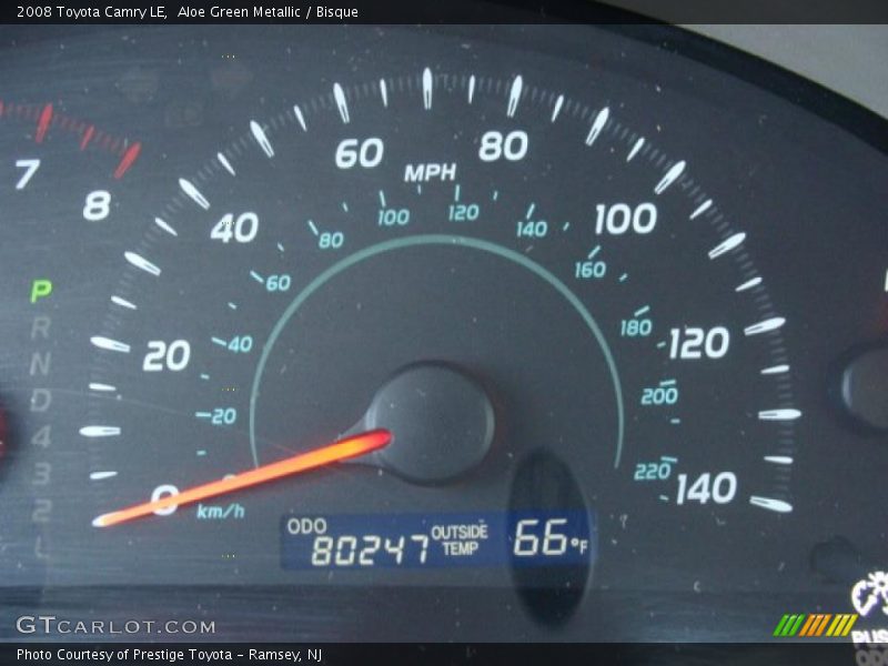 Aloe Green Metallic / Bisque 2008 Toyota Camry LE